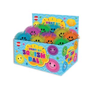 Light Up Squishy Ball Ast Pk24
