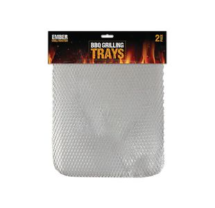 Bbq Grilling Trays Pk2