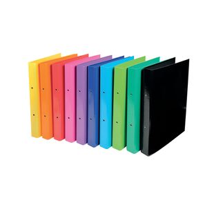 Iderama A4 2 Ring Binder Ast Pk10