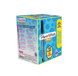Papermate Inkjoy 100 Med Black Pk100