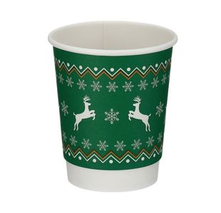 Go-Pak Xmas 8Oz Double Wall Cup P500