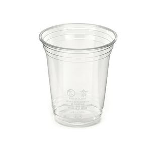 Cup 12Oz 10G Rpet Cups Clear Pk1000