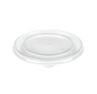 Round Lid 500/750/1000Ml Clear Pk300