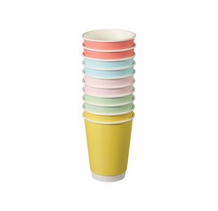 Confetti Hot Cup 12Oz Ast Pk500