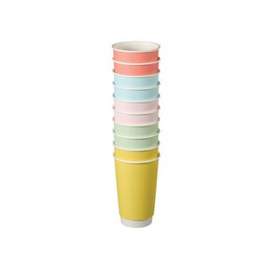 Confetti Hot Cup 16Oz Ast Pk500