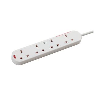 Connektgear 4-Way Srge Prot Ext 2M