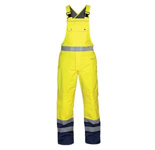 Utting Sns Wpf Bib/Brace Ylw/Nvy S