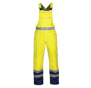 Utting Sns Wpf Bib/Brace Ylw/Nvy 3Xl