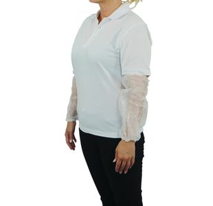 Polythene Oversleeves White Pk100