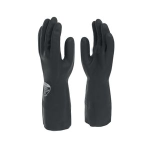 33Cm Industrial Rubber Glove Black 8