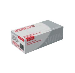Shield Blu Pf Nitr Gloves Xl Pk100