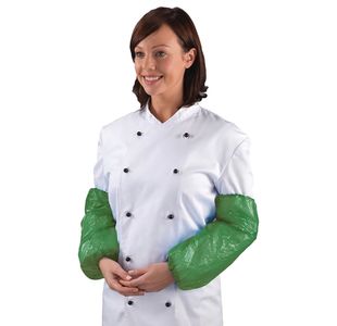 Polythene Oversleeves Green Pk100