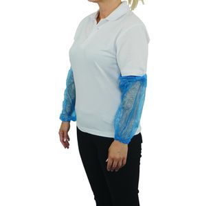 Polythene Oversleeves Blue Pk100