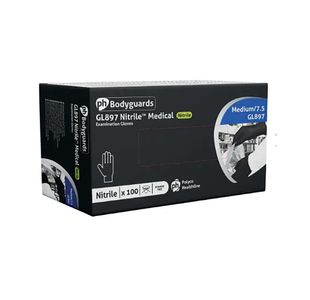 Nitrile Pf Exam Glove Blk Xl Pk100