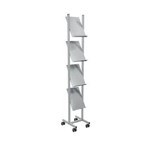 Helit Mob A4 4Tier Lit Display Stand