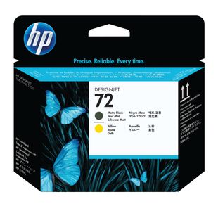 Hp 72 Designjet Printhd Matt Blk/Ylw