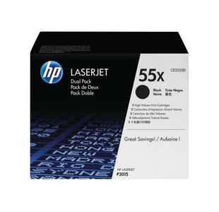 Hp Ce255Xd Dual Pklsr Tnr Blk