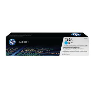 Hp 126A Laserjet Toner Cart Cyan