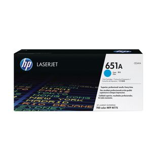 Hp 651A Laser Toner Cyan Ce341A
