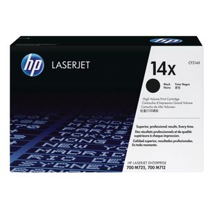 Hp 14X Laserjet Toner Black Cf214X