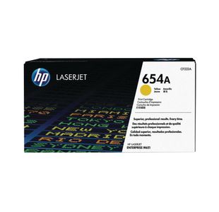 Hp 654A Laser Toner Yellow Cf332A