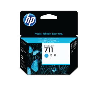 Hp 711 Designjet Ink Cyan Cz130A