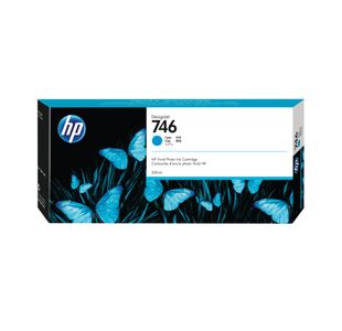 Hp 746 Cyan Ink Cart P2V80A 300Ml