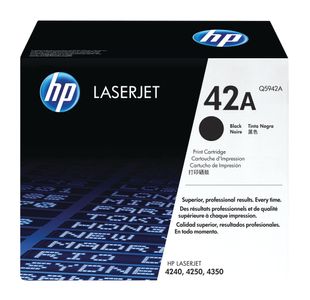 Hp 42A Laserjet Toner Black Q5942A