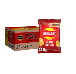 Walkers Ready Salted Crisps (Box 32)