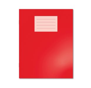 Oxford Exr Book 8Mm Lined Red Pk100