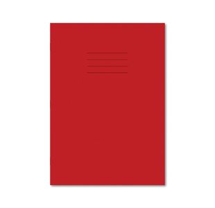 Exr Book 10Mm Sq 80Pg A4 Red Pk50