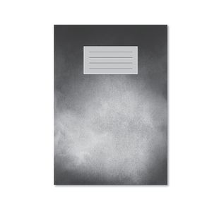 Plain Artbook 40P A4 Cloudy Blk Pk50