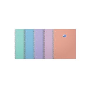 Oxford Smart Pastel Ntbk A4+ Ast Pk5