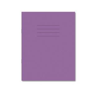 Exr Book 8Mm Lined 80Pg Purple Pk100