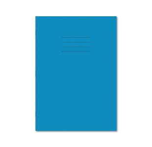 Exr Book 7Mm Sq 80Pg A4 L/Blue Pk50
