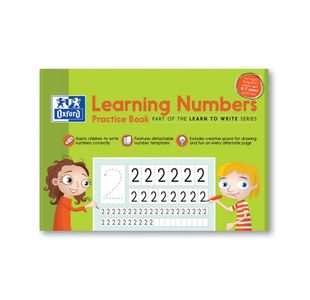 Learning Numbers Book 32Pg A4 Pk100