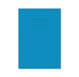 Exr Book 10Mm Sq 80Pg A4 L/Blu Pk50