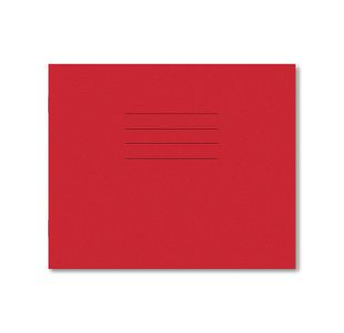 Hdw Book Lined 40P 165X200 Red Pk100