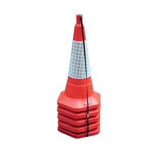 Std One Piece Cone 750Mm Red Pk5