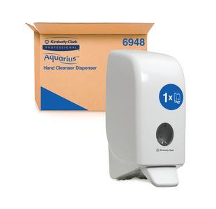 Hand Cleanser Disp For 1L Rfls Wht
