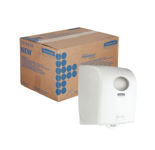 Rled Hand Paper Towel Dispenser Wht