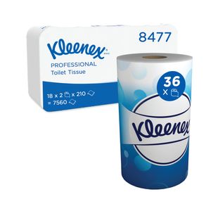 Paper Wc Roll X210 2X18 Wht Pk36
