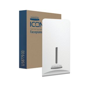 Icon Fplate Folded Wc Paper Disp Wht