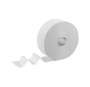 Jumbo Toilet Roll 180M Long Wht Pk12