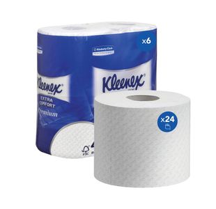 Std Paper Wc Roll 4-Ply Wht Pk24