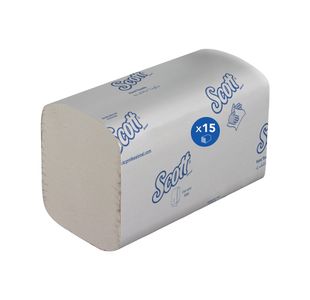 V-Fold Paper Hand Towel Wht Pk15