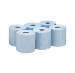 L10 Service/Retail Wiper Rl Blue Pk6