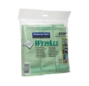 Microfibre Cloths 400X400Mm Grn Pk6