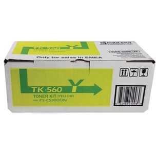 Kyocera Tk-560Y Toner Cart Yellow