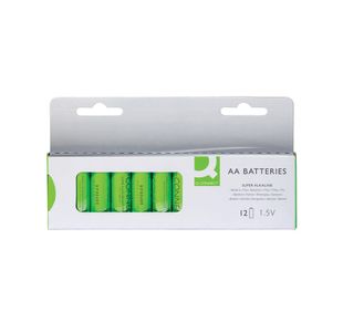 Q-Connect Aa Alkaline Batteries Pk12
